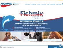Tablet Screenshot of algomix.com.br